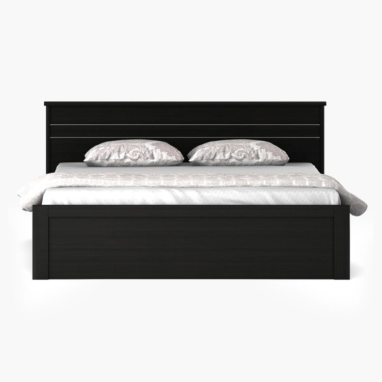 Helios Rhine Rennes Queen Bed - Black