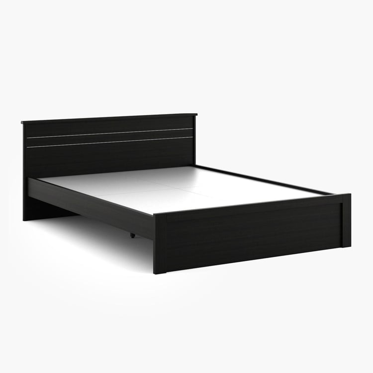 Helios Rhine Rennes Queen Bed - Black