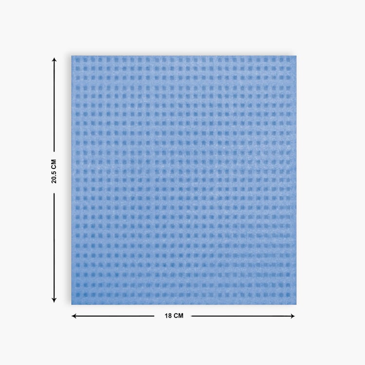 SPOTZERO BY MILTON Multicolour Textured Sponge Wipe - Set of 3