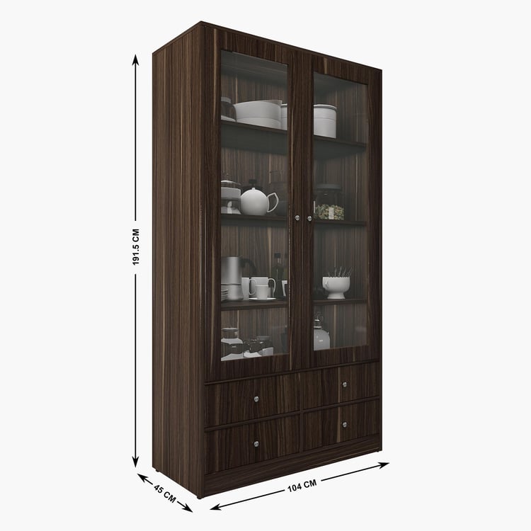 Helios Shokki Crockery Unit - Brown