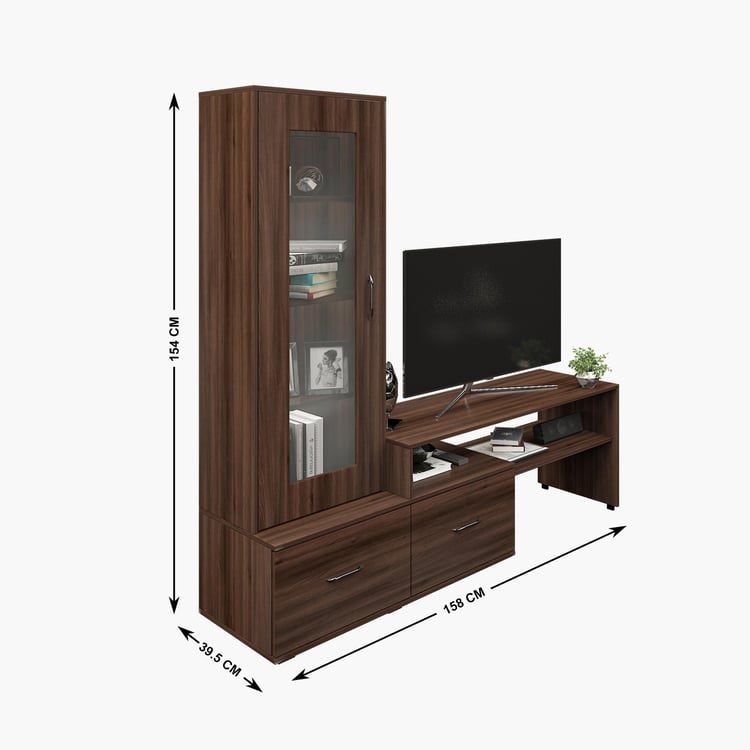 Helios Isla TV Unit - Brown