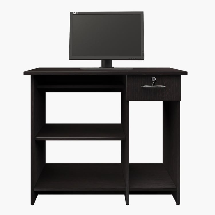 Helios Goal Study Desk - Brown