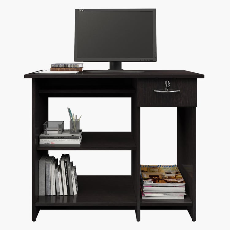 Helios Goal Study Desk - Brown