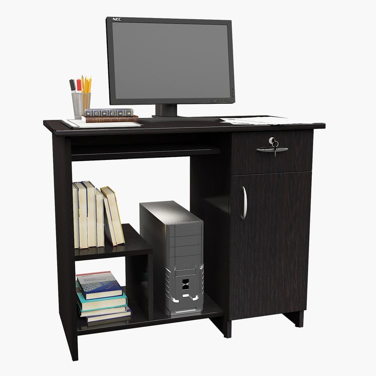 Helios Robot Study Desk - Brown