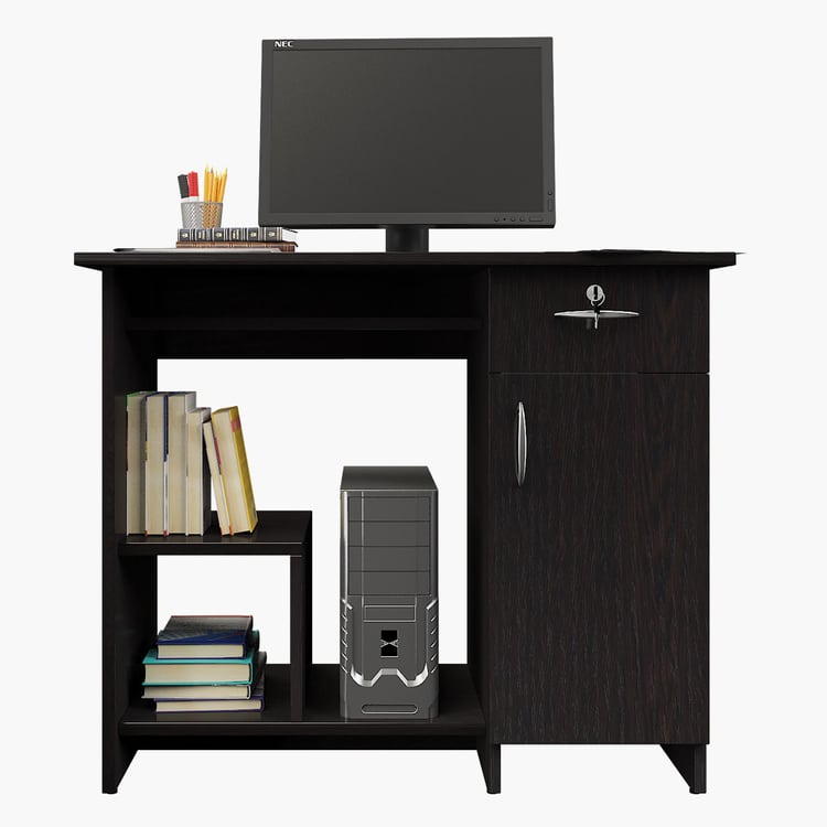 Helios Robot Study Desk - Brown