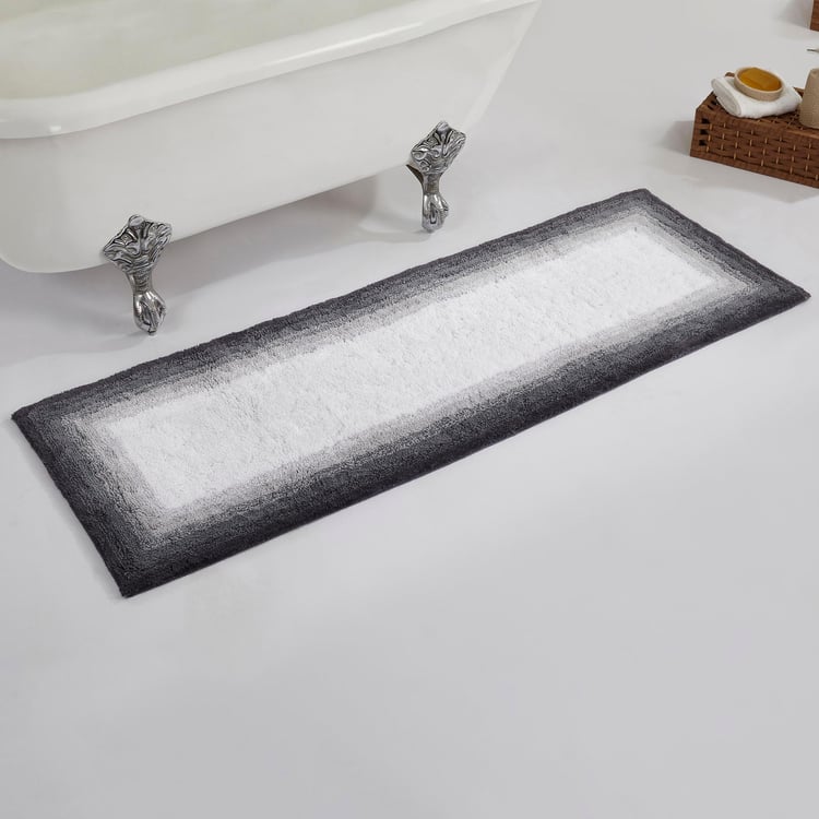 Corsica Essentials Cotton Bath Runner, Grey - 50x150cm