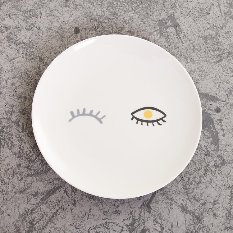 Mandarin Deja Urban Chic Round Side Plate- Melamine- 17 cm