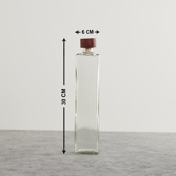 Fiesta Square Glass Water Bottle - 750 ml