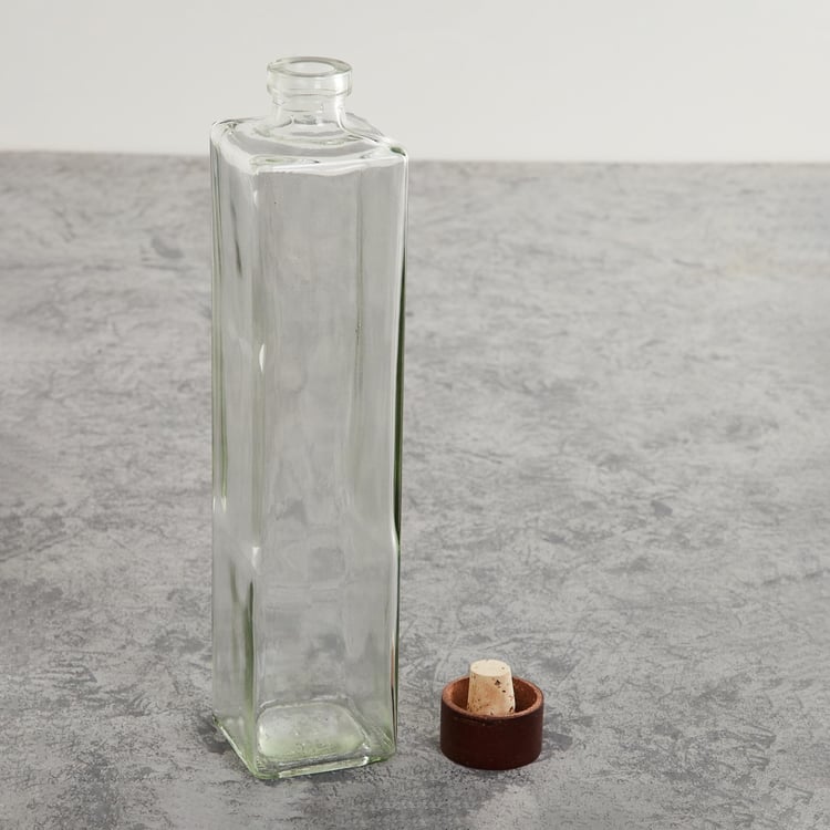 Fiesta Square Glass Water Bottle - 750 ml