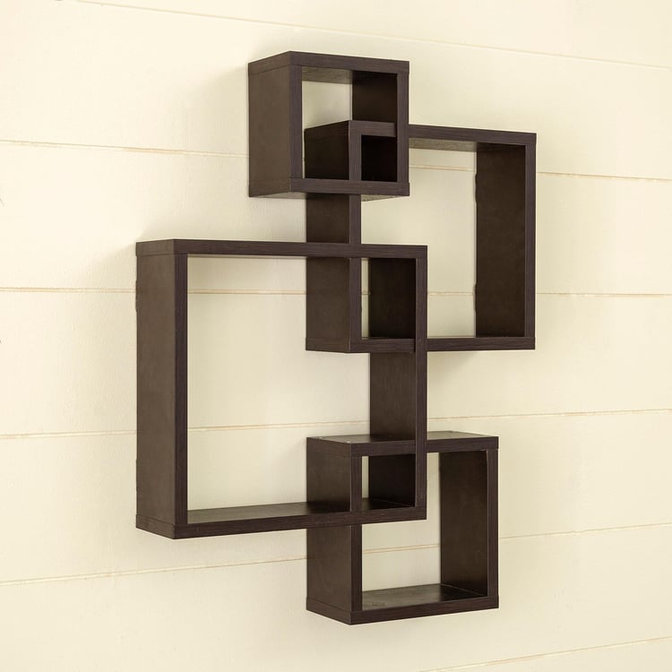 Helios Spin Wall Shelf - Brown