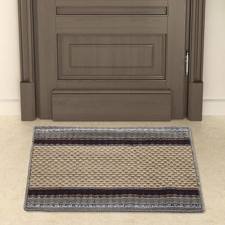 Freda Zebra Polypropylene Tufted Doormat - 40x60cm