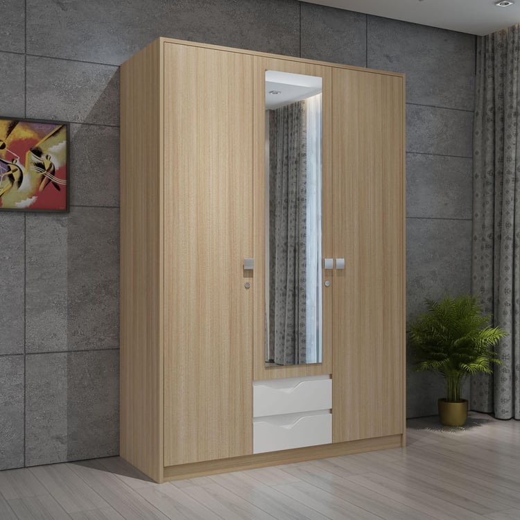 Alba 3 Door Wardrobe- 135 cm  x 195 cm