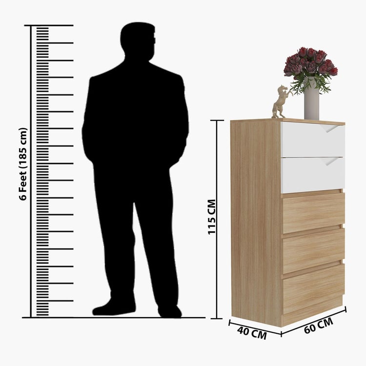 Alba Compressed Wood Chest Of Drawer