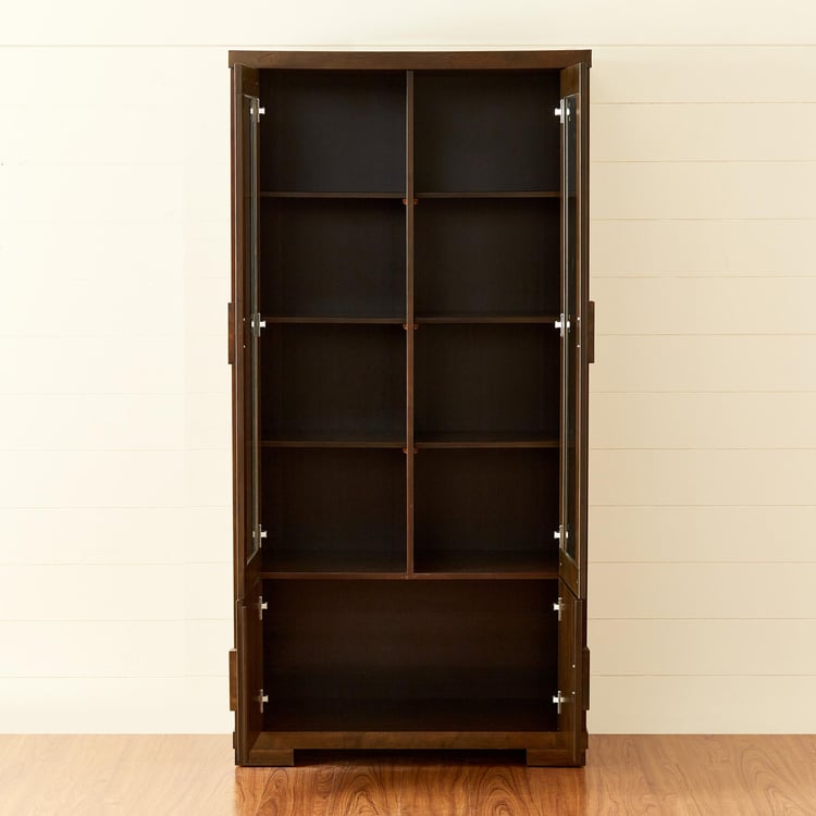 Rio Nxt 4-Door Book Cabinet - Brown