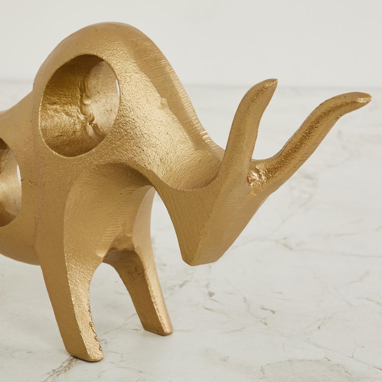 Fiesta Gold Metal Bull Figurine