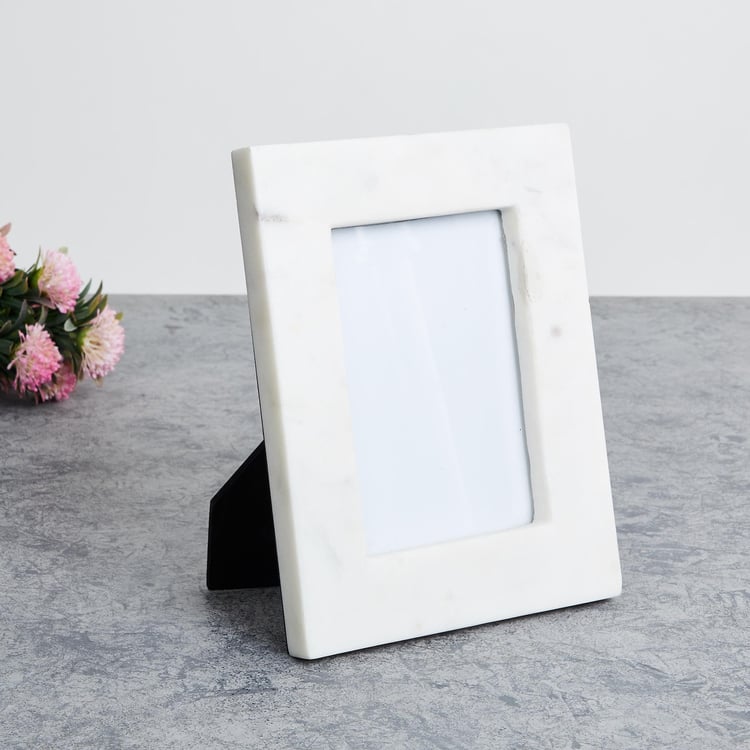 Buy Fiesta White Solid Metal Photo Frame - 23.5x18cm from Home Centre ...
