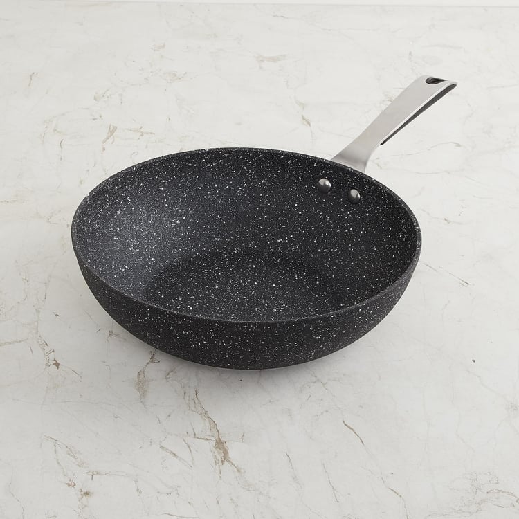 Marshmallow Aluminium Wok - 28cm