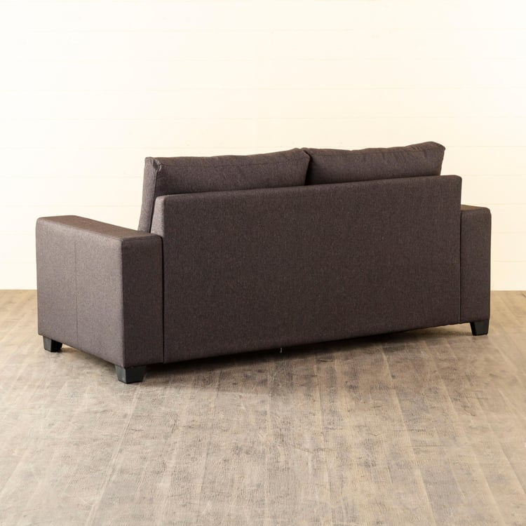 Helios Mendoza Fabric 3+2 Seater Sofa Set - Brown