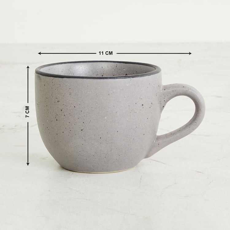 Marshmallow Stoneware Cup and Saucer - 220ml