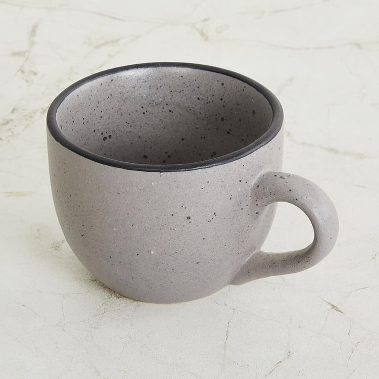 Marshmallow Stoneware Cup and Saucer - 220ml