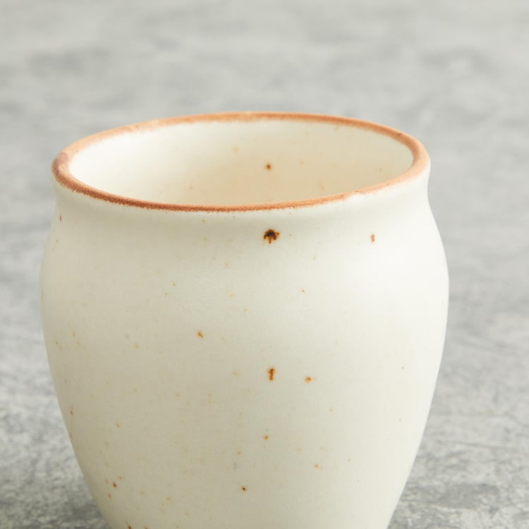 Corsica Marshmallow Stoneware Kulhad