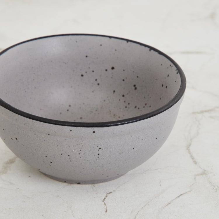 Marshmallow Stoneware Printed Katori