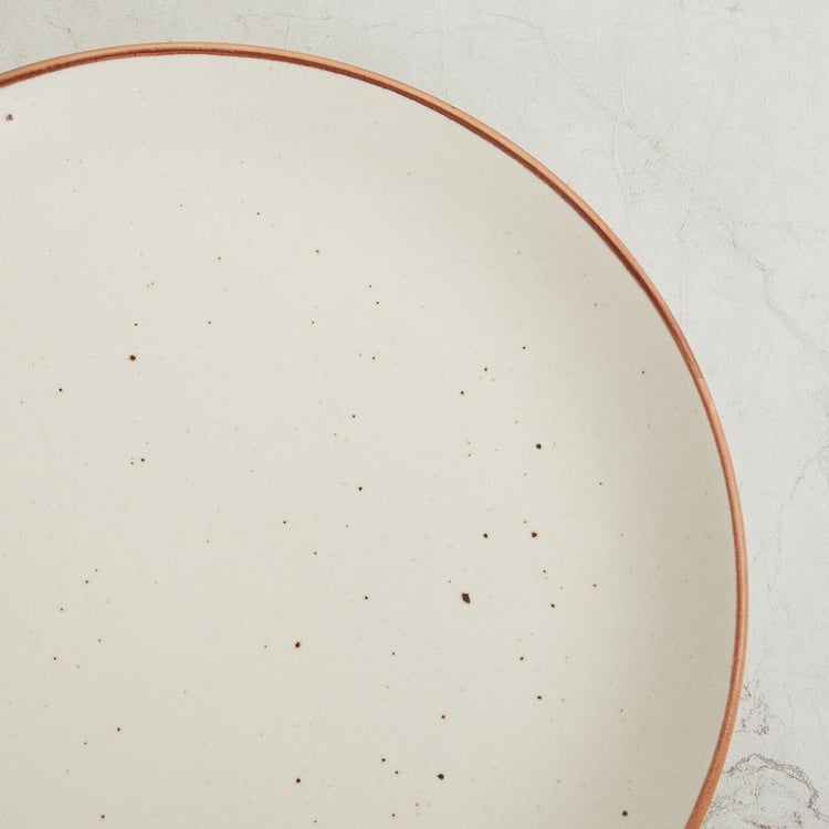 Corsica Marshmallow Stoneware Dinner Plate - 26 cm