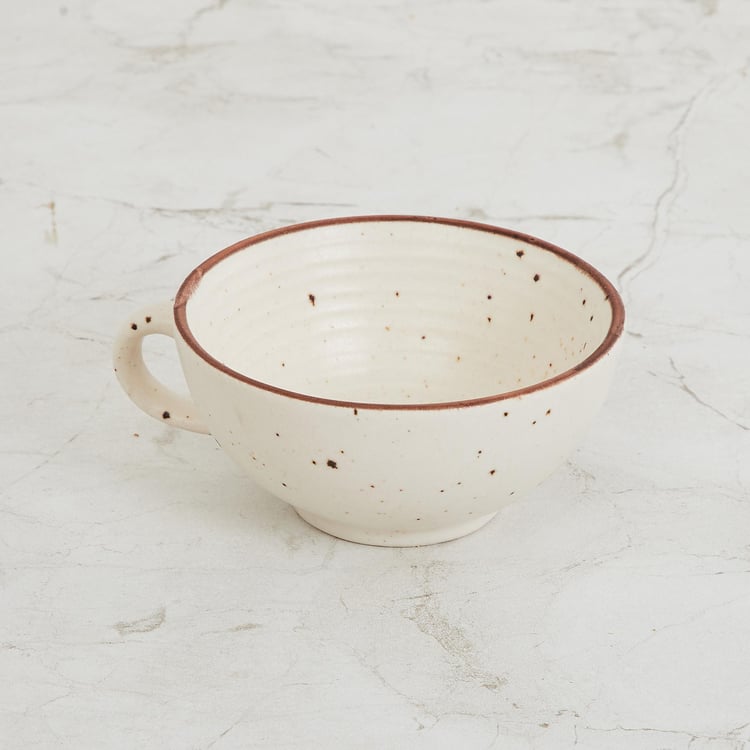 Marshmallow Stoneware Soup Cup - 300ml