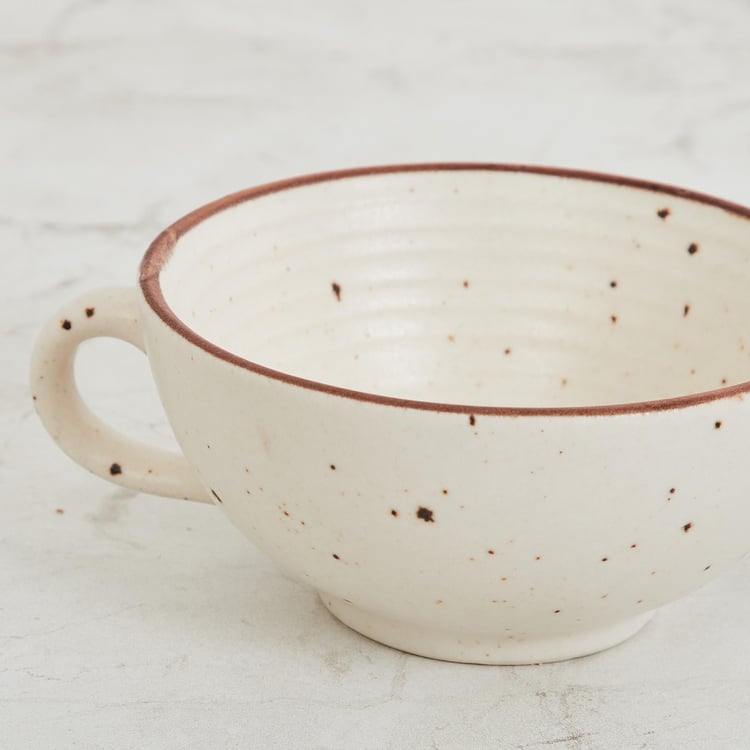 Marshmallow Stoneware Soup Cup - 300ml