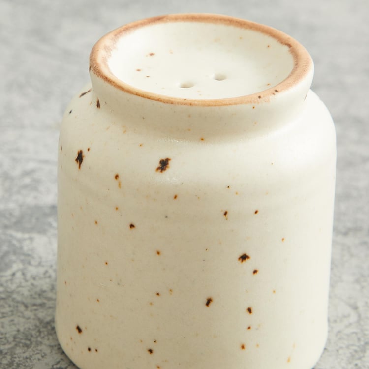 Marshmallow Set of 2 Stoneware Salt and Pepper Shakers