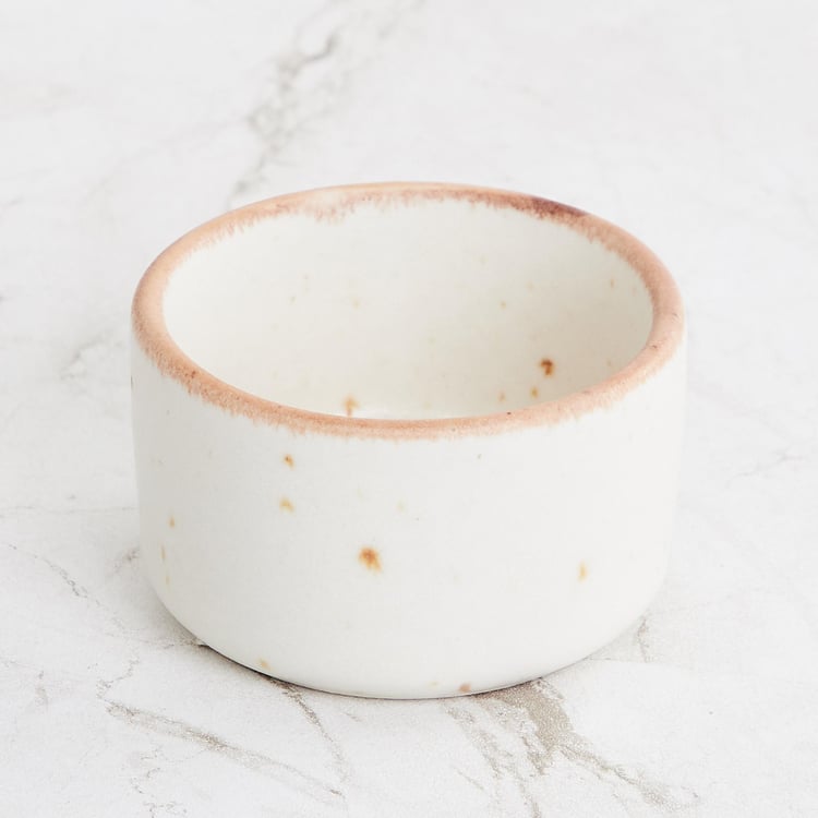 Marshmallow Stoneware Sauce Bowl - 40ml