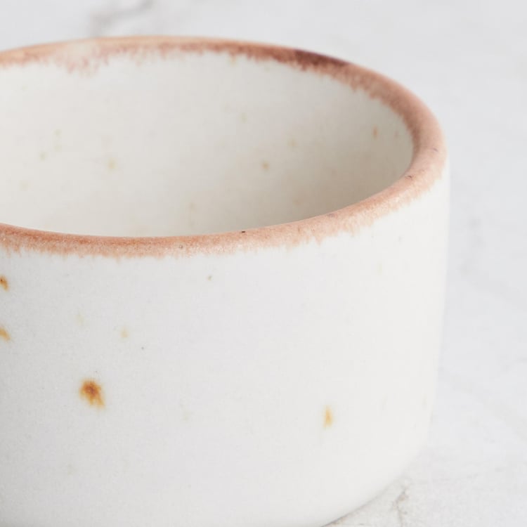 Marshmallow Stoneware Sauce Bowl - 40ml