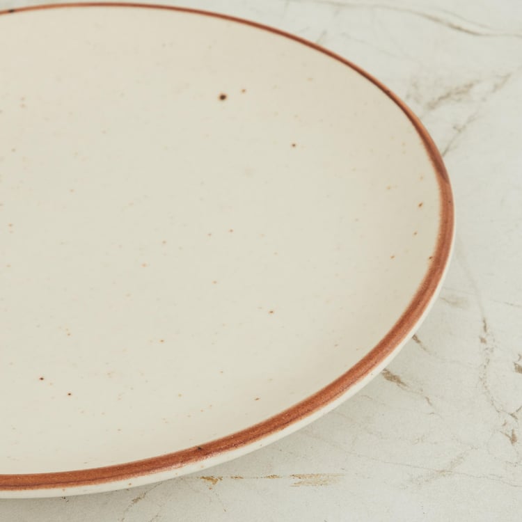 Marshmallow Stoneware Side Plate - 18cm