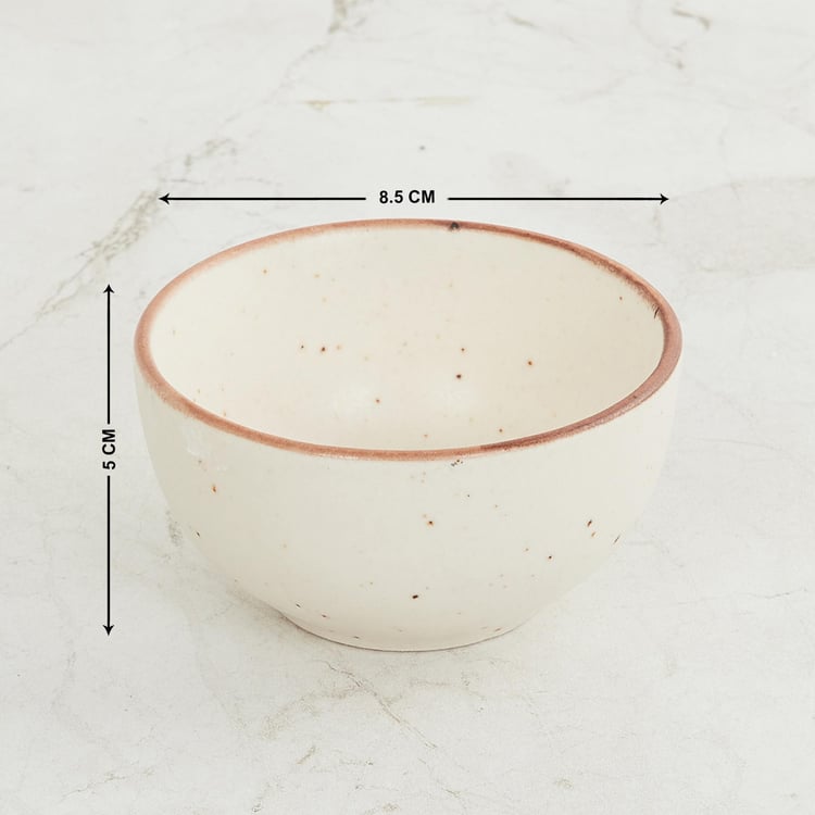 Marshmallow Stoneware Bowl