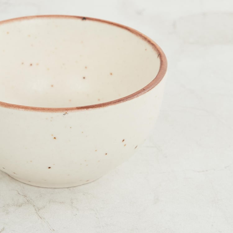 Marshmallow Stoneware Bowl