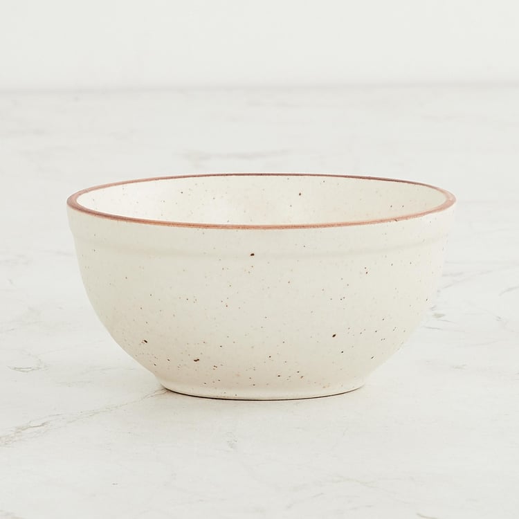 Corsica Marshmallow Stoneware Bowl