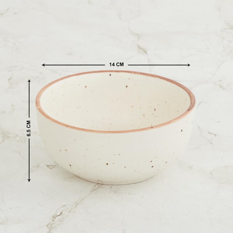 Corsica Marshmallow Stoneware Cereal Bowl