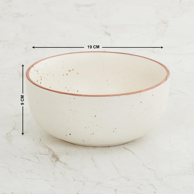 Corsica Marshmallow Stoneware Serving Bowl - 1.6L