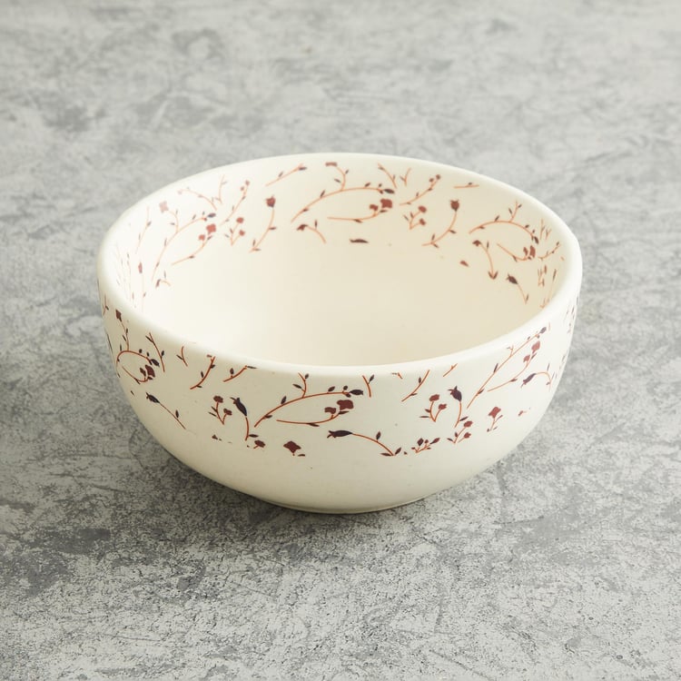 Fiesta Cream Serving Bowl- Stoneware- Microwave Safe -14.5 cm