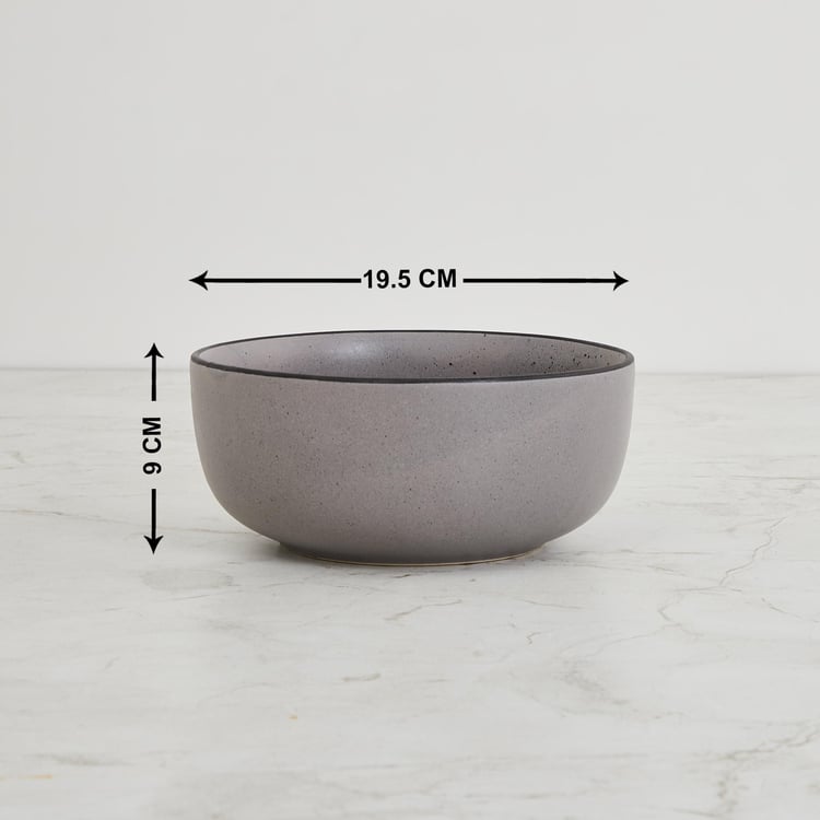 Marshmallow Stoneware Serving Bowl