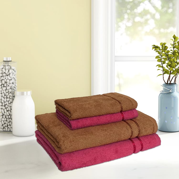 SPACES Core Seasons Best Quick Dry Bath and Hand Towel - Set of 4