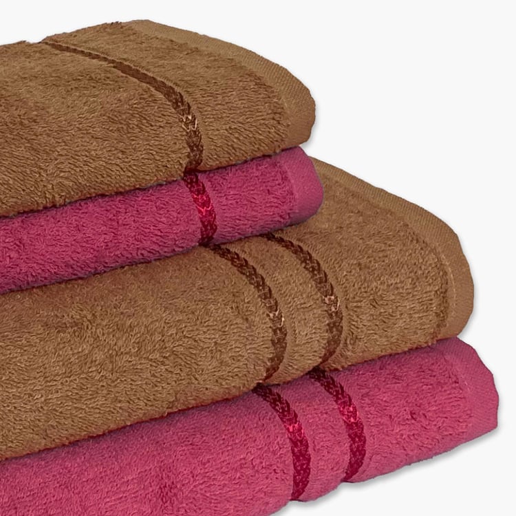 SPACES Core Seasons Best Quick Dry Bath and Hand Towel - Set of 4