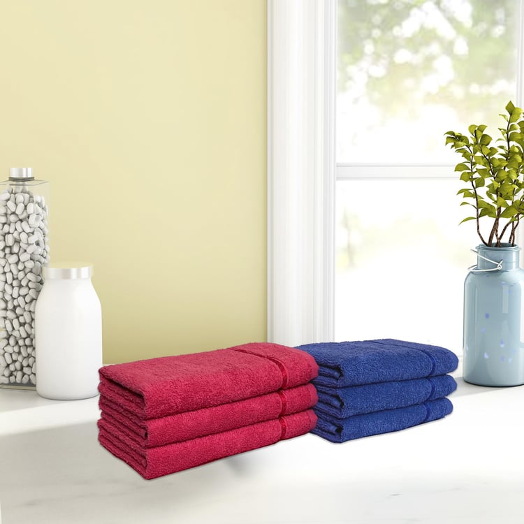 SPACES Core Seasons Best Quick Dry Hand Towel -Set Of 6 - 40 x 60 cm