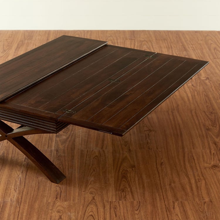 Flick Mango Wood Extendable Coffee Table - Brown