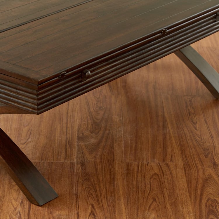 Flick Mango Wood Extendable Coffee Table - Brown