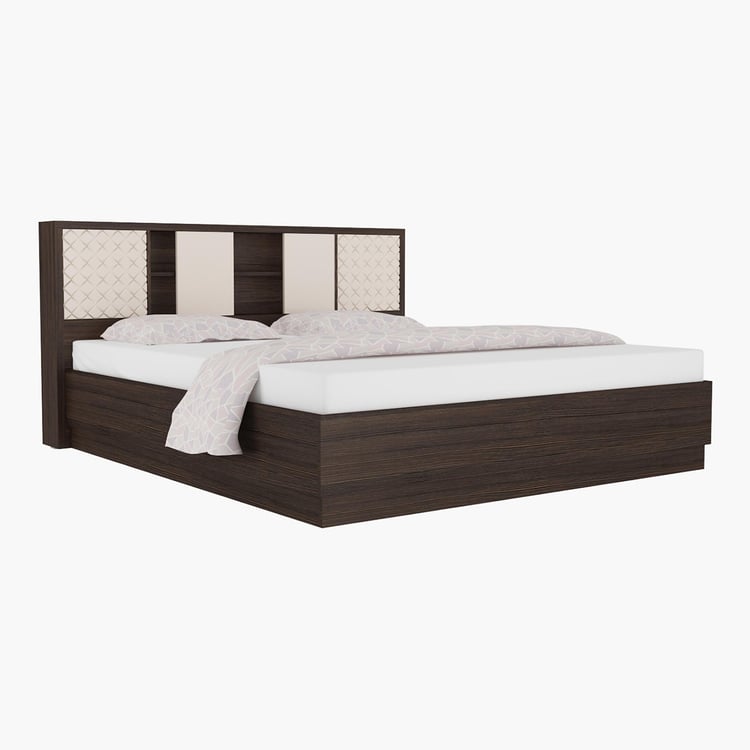 Spectra Alpha King Size Bed with Box Storage - 193 x 218 cm