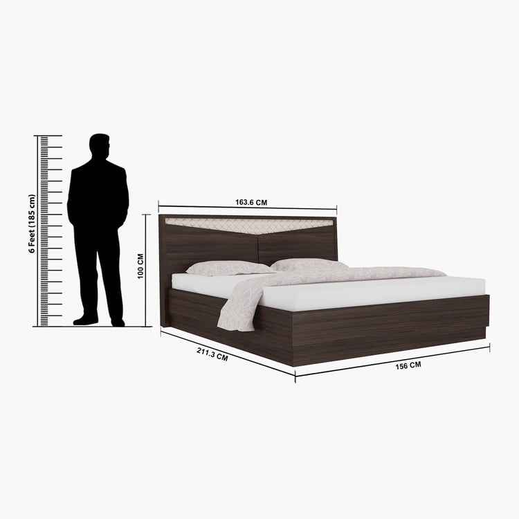 Spectra Juno Queen Bed with Box Storage - 163 x 211 cm