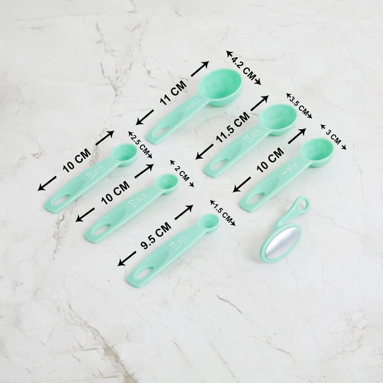 Bakers Pride Set of 6 Polypropylene Measuring Spoons