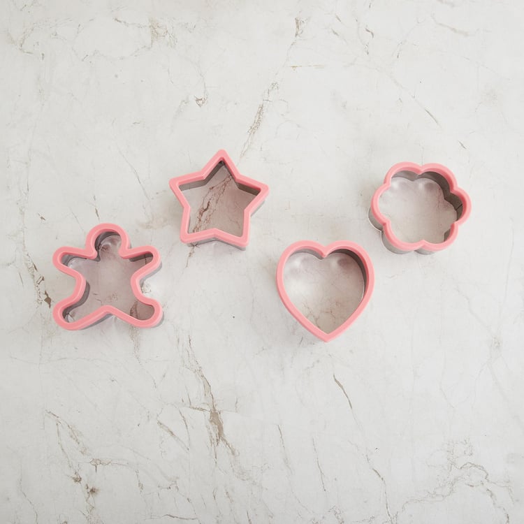 Bakers Pride Set of 4 Stainless Steel Cookie Cutters