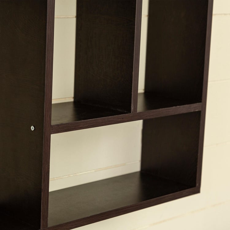 Helios Medley Wall Shelf - Brown